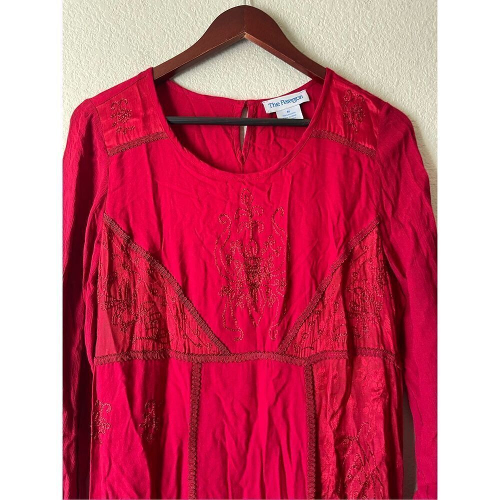 Vintage paragon embroidered midi boho lagenlook indie size medium - Picture 5 of 7